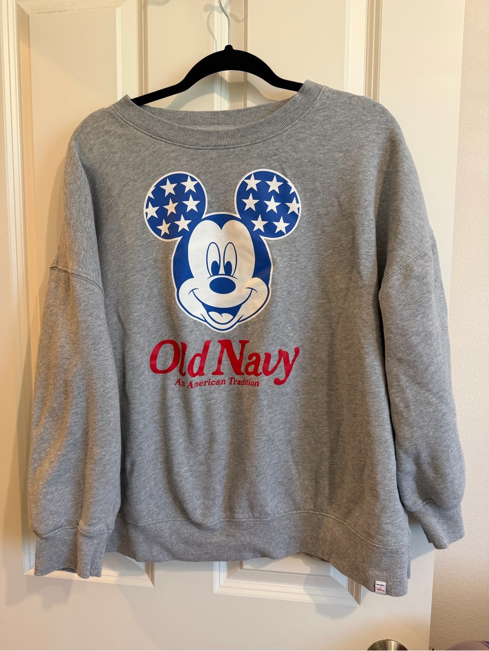 Old Navy x Disney grey Mickey sweatshirt, size XL